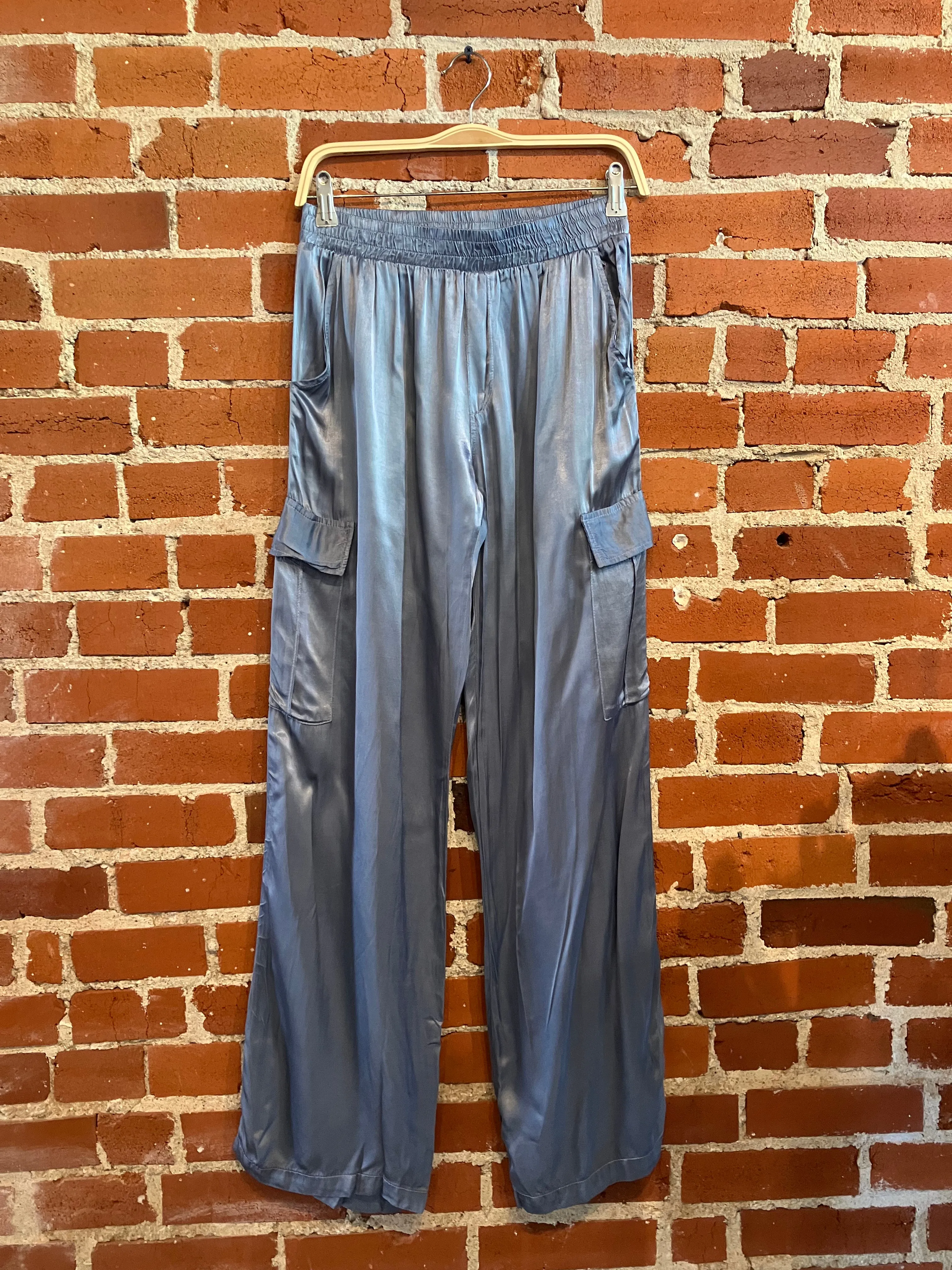 Silky Cargo Pants
