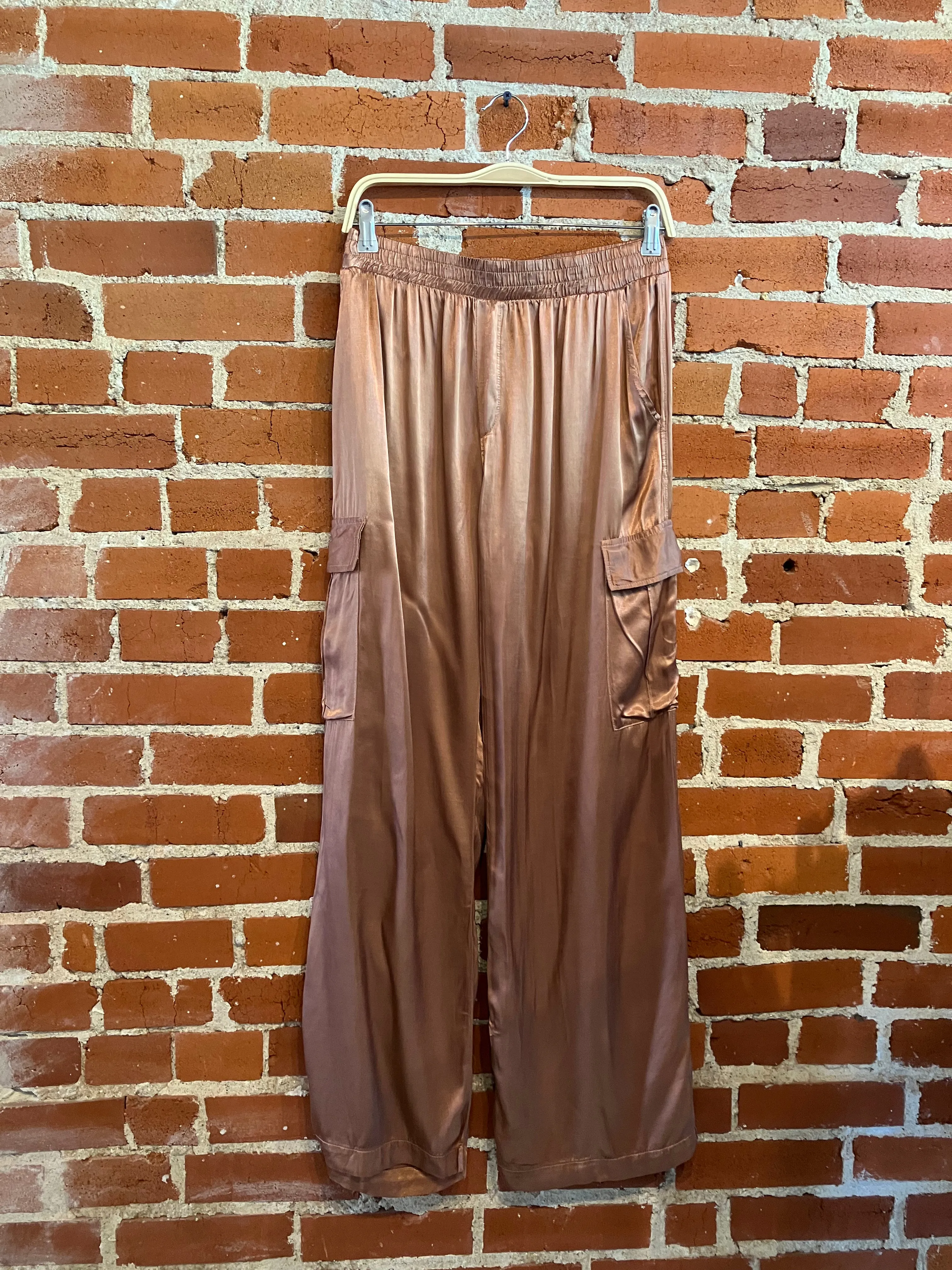 Silky Cargo Pants