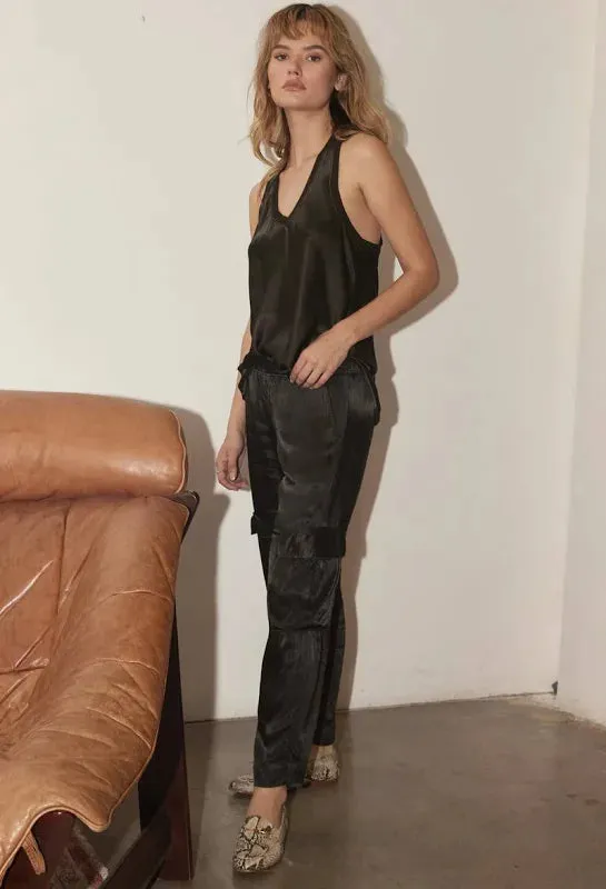 Silky Cargo Pants