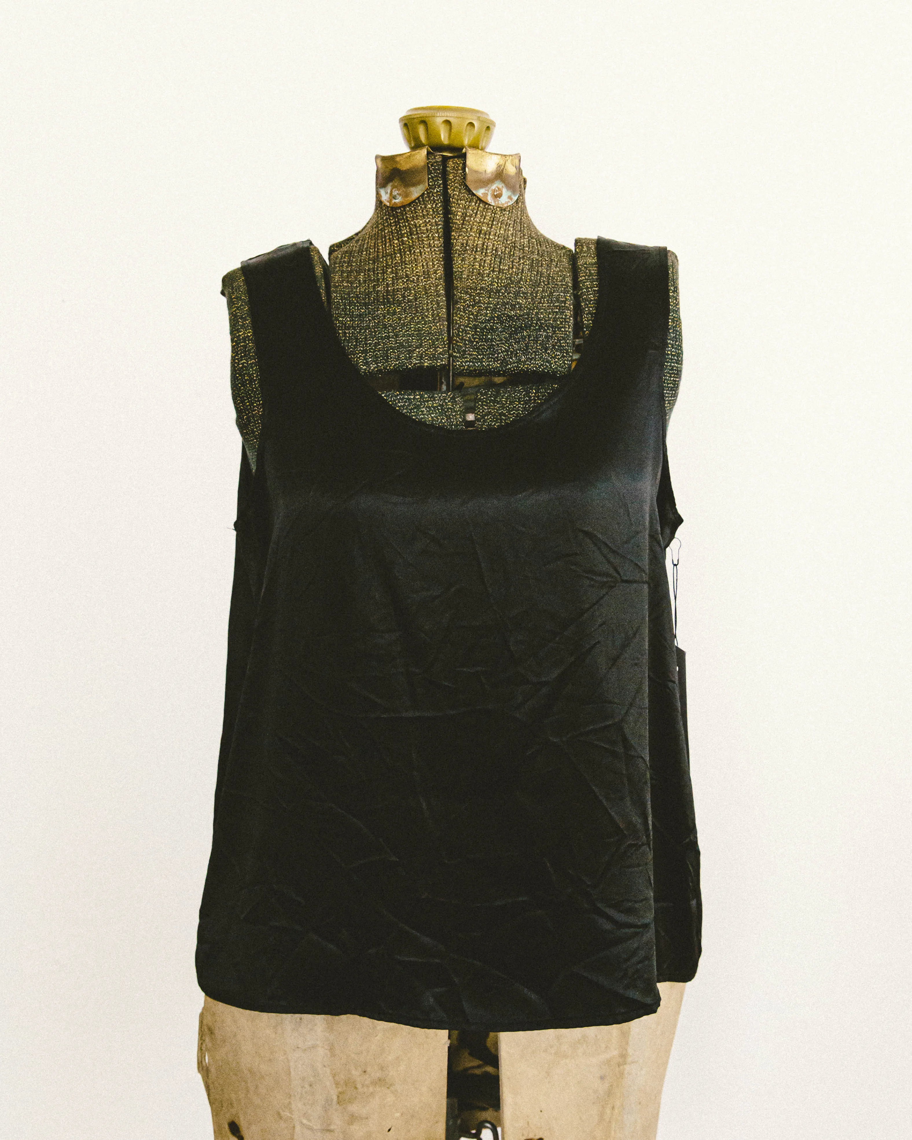 Silky Crinkle Tank