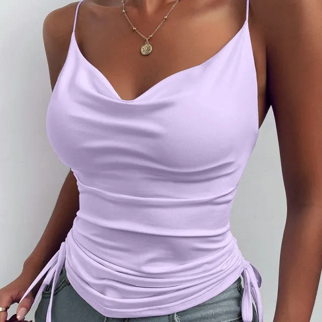 Silky Fitted Tank Top