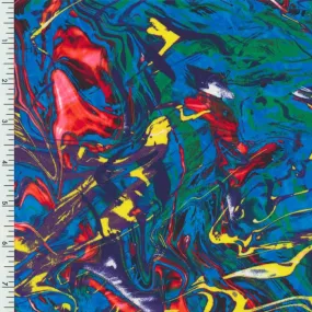 SP-NP2784 Oceanic Lava Nylon Spandex Digitally Wet Print