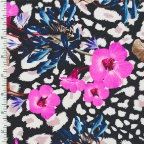 SP-NP2798 Wild Floral Nylon Spandex Digitally Wet Print