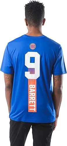 Ultra Game NBA Official Men’s Super Soft Players T-Shirt - Unisex, New York Knicks - Rj Barrett, Team Color|New York Knicks