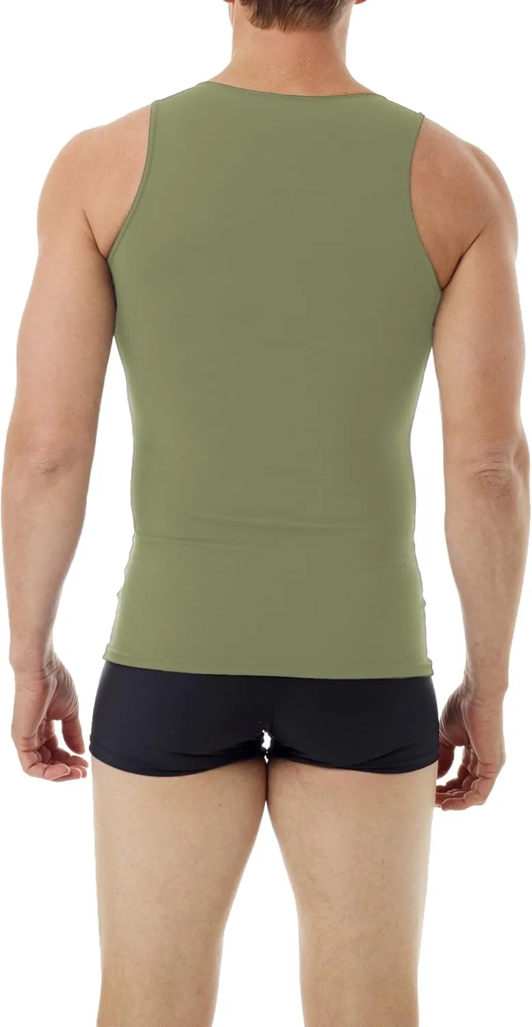 Underworks Mens Microfiber High Performance Compression Tank for Workouts, Sports Training and Shaping 473