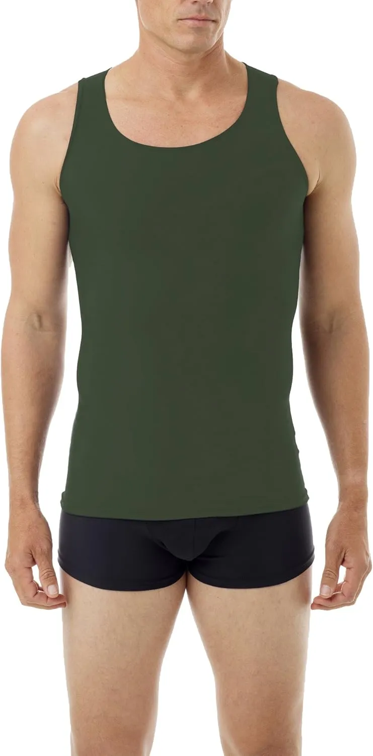 Underworks Mens Microfiber High Performance Compression Tank for Workouts, Sports Training and Shaping 473