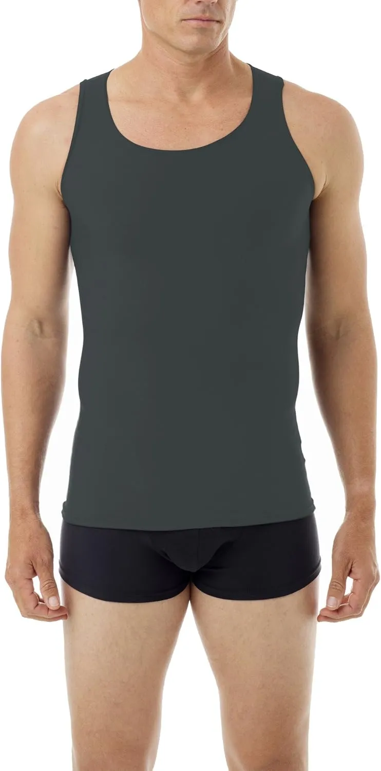 Underworks Mens Microfiber High Performance Compression Tank for Workouts, Sports Training and Shaping 473