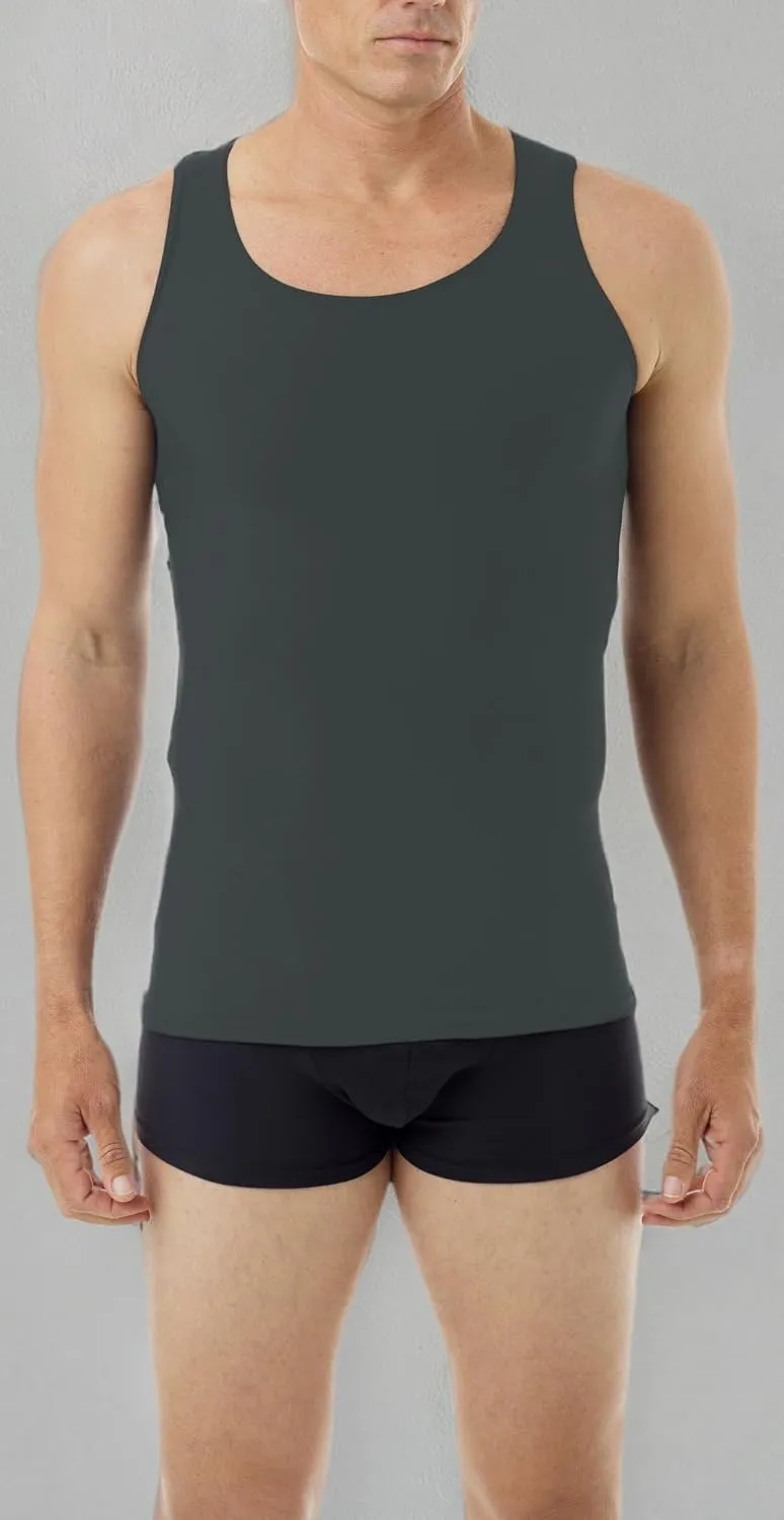 Underworks Mens Microfiber High Performance Compression Tank for Workouts, Sports Training and Shaping 473