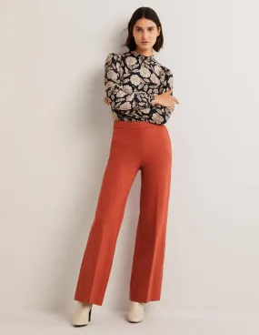 Westbourne Ponte Trousers-Chilli Oil