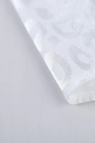 White Leopard Print Silky Cami Tank