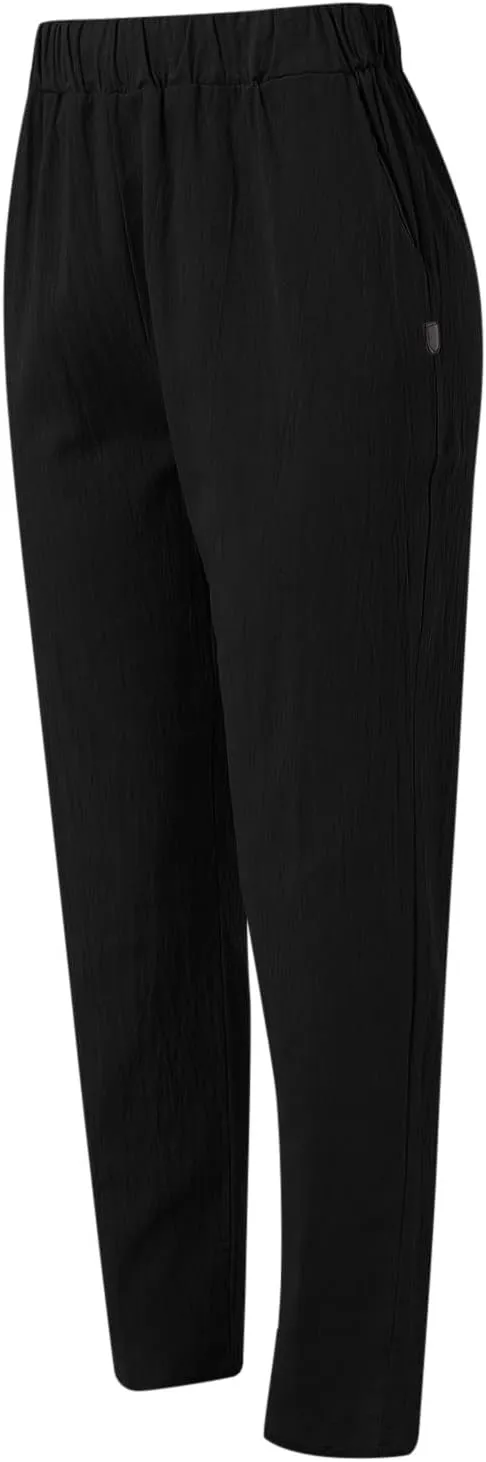 Women High Waisted Wide Leg Pants Fashion Drawstring Elastic Trousers Comfy Straight Leg Long Pants with 2XL Pant