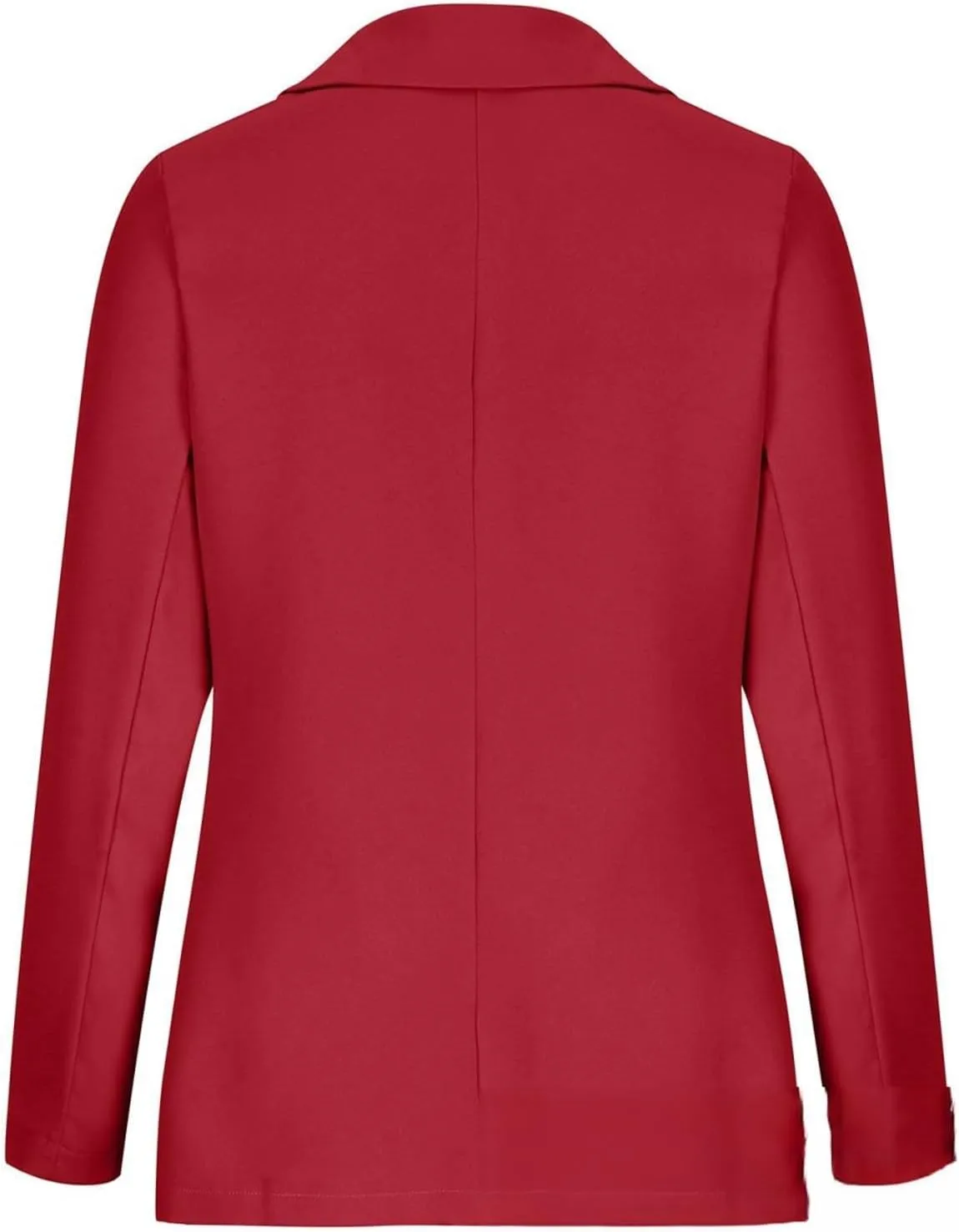 Women's Business Casual Blazers Oversized Lapel Long Sleeve Button Up Cardigans Winter Loose Comfy Work Suit Jacket