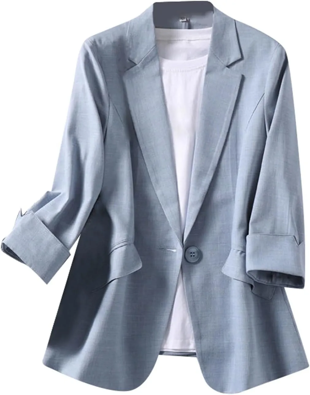 Womens Casual Blazers Long Sleeve Blazer Open Front Cardigan Jacket Work Office Blazer Elegant Casual Work Jacket