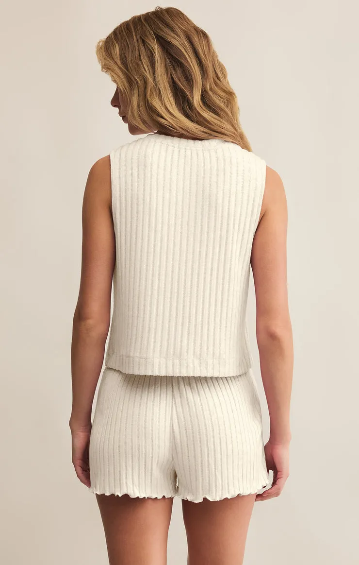 Z-Supply Sloane Rib Tank - BONE